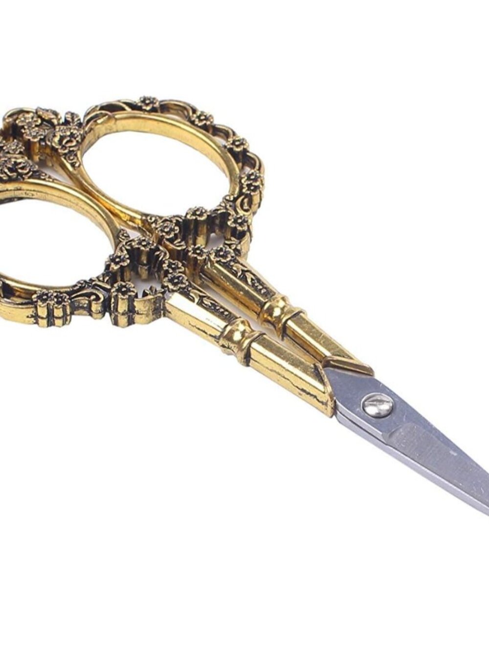 Vintage European Style Plum Blossom Scissors for Embroidery, Sewing,